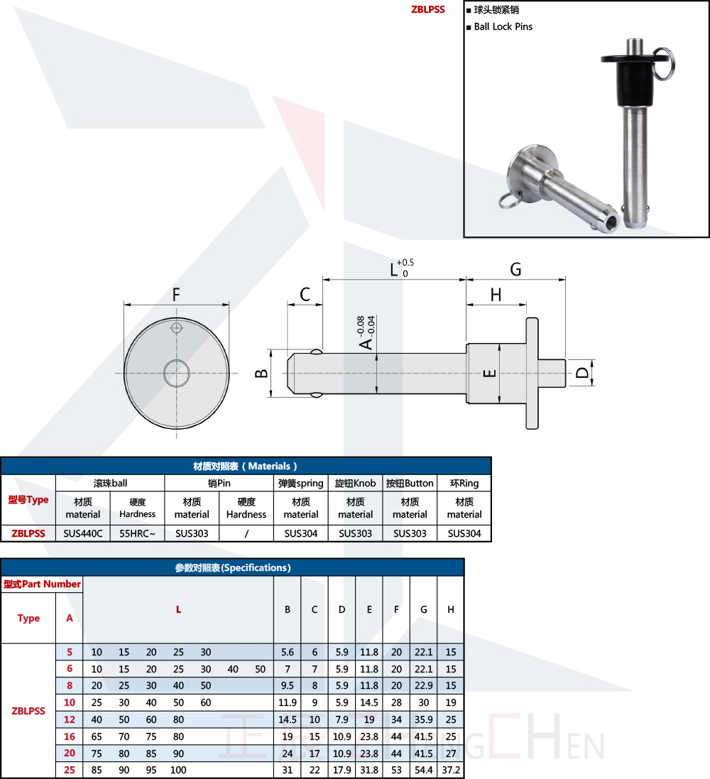 Ball Lock Pins