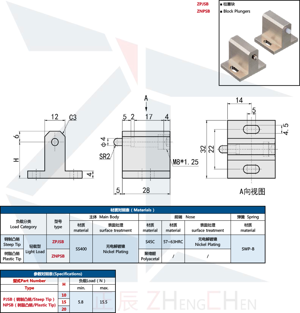 Special Purpose Plungers PJSB