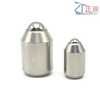 Stainless steel Collar Ball Plungers Plain BSZP