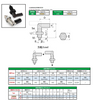 Lever Indexing Plungers Coarse Thread PMXRB