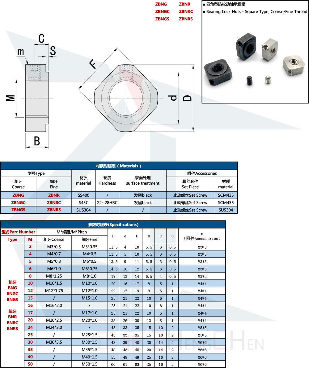 Bearing Lock Nuts