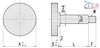 Shoulder Screws Large Head Tolerance e9 MSBY