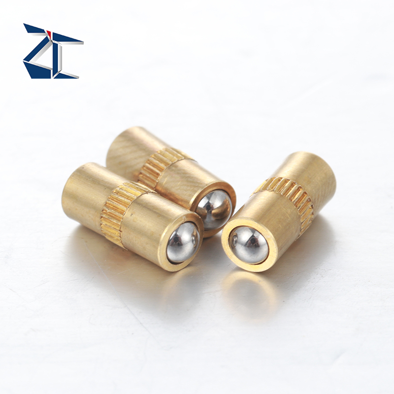 High Quality Double-Sided Ball Nose Plunger Pins Brass Spring Load Ball Plunger