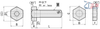 Adjusting Stopper Screws Hex Head Socket ANH SANH