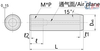 Tapped Dowel Pin Oversized m6 Diameter Tolerance MSTM MSTH