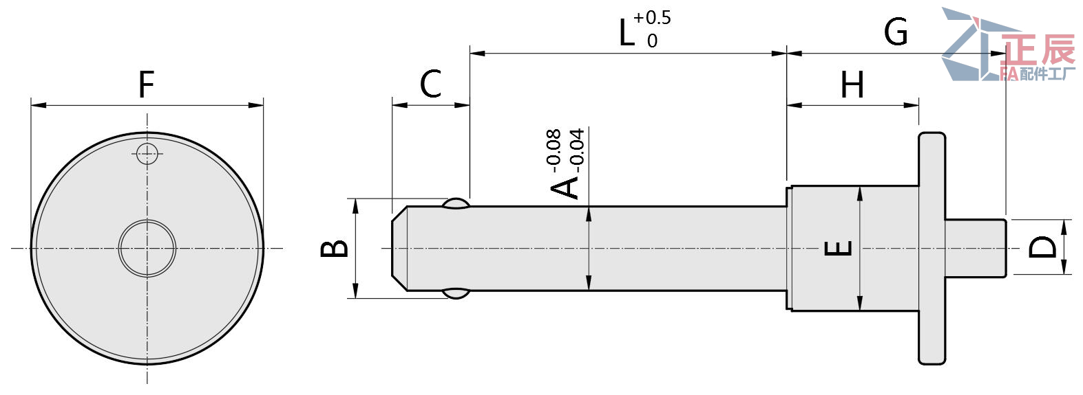 Knob Grip Locking Quick Release Pins BLPSS