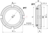  Nylon Torque Bearing lock Nut