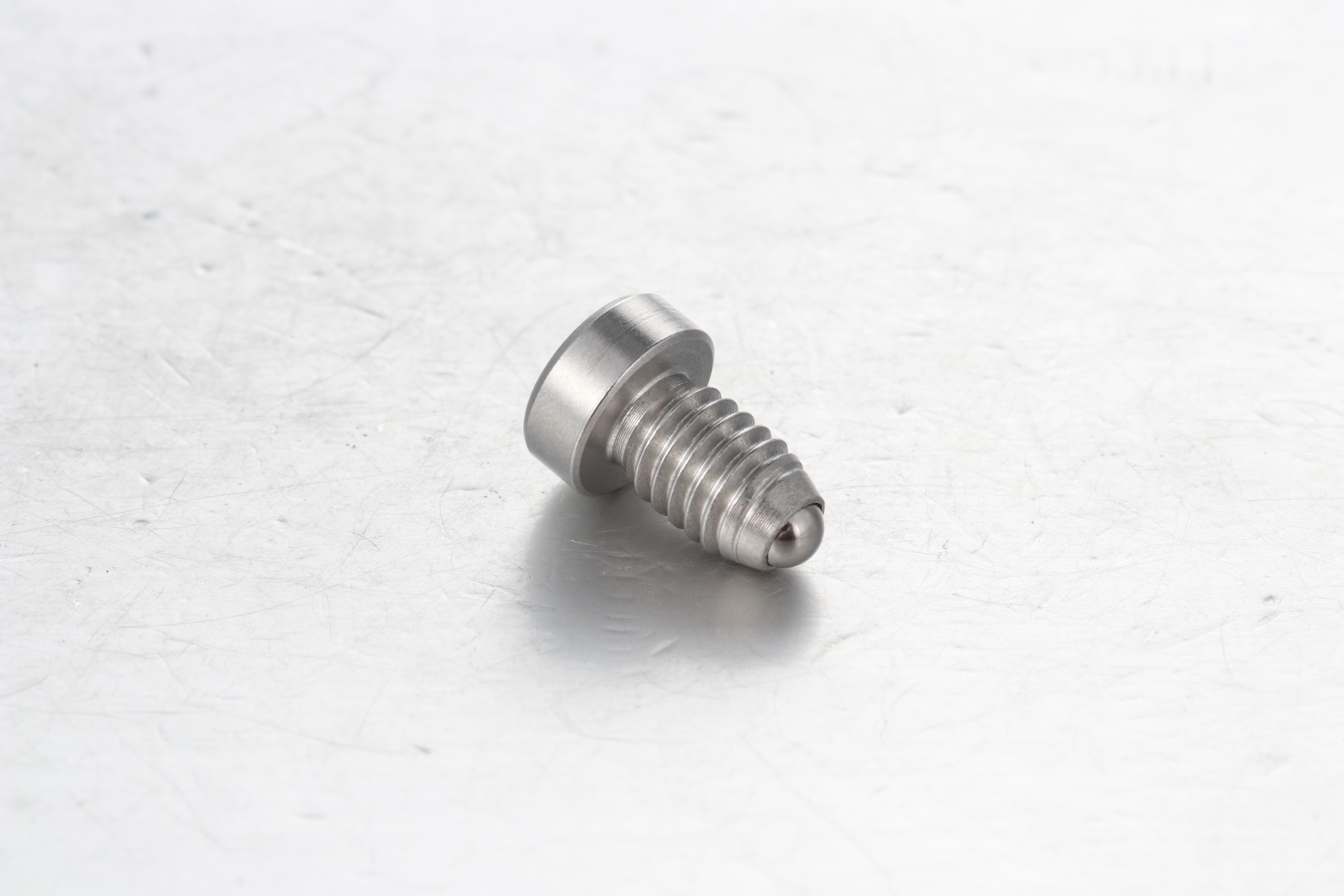 Spring Plungers with ball end and hex socket headed Steel or Stainless Steel BPCT