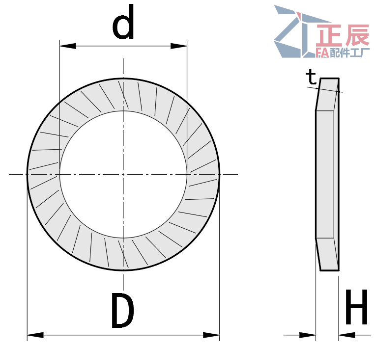 Conical Washer Belleville Spring Lock Washers from China manufacturer