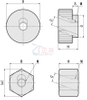  Knurled Nuts Quick-Lock Nuts Thumb QCN QCNS