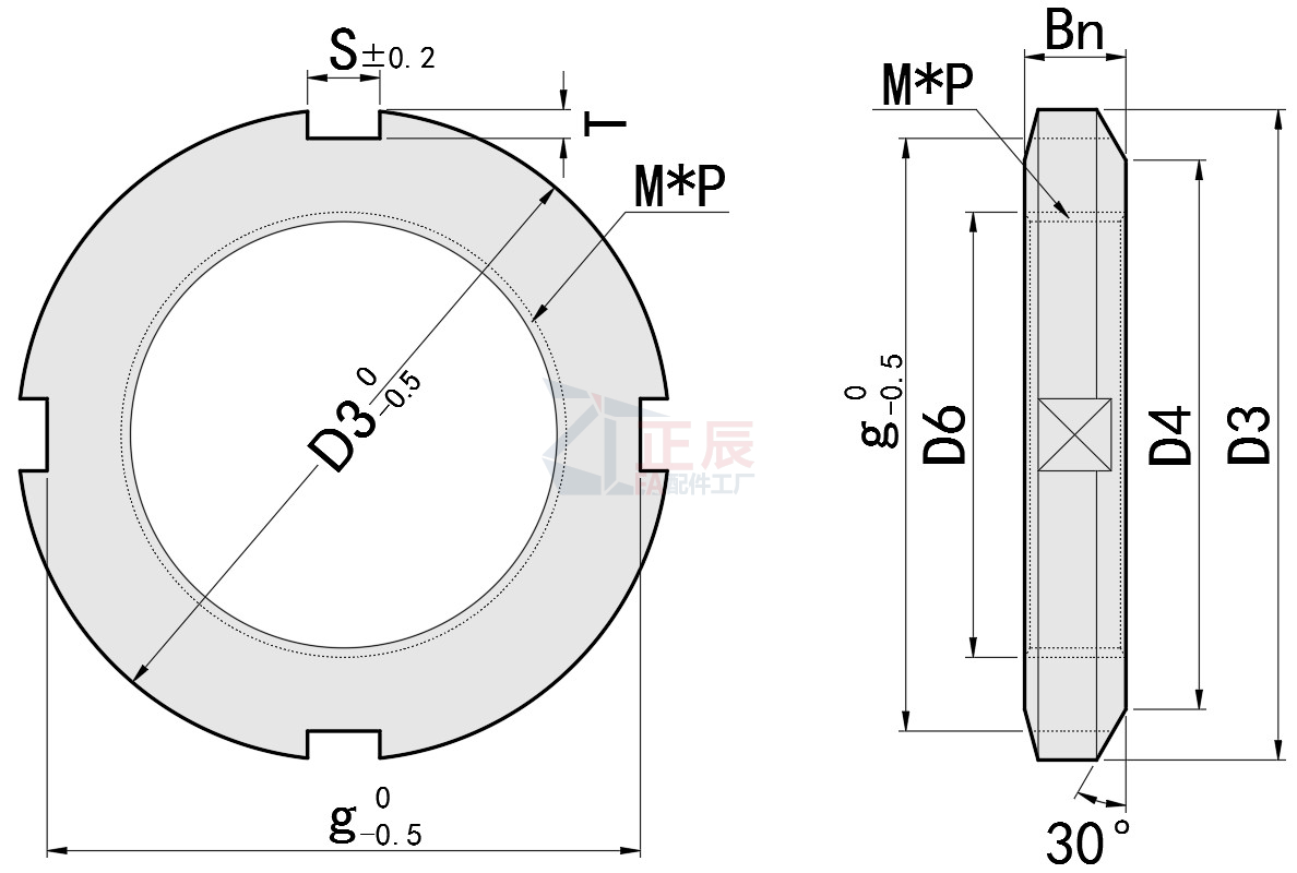 Bearing Lock Nuts AN SSAN