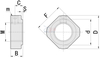  Bearing Lock Nuts - Square BNG BNGS BNR BNRS