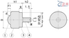 Ball Rollers Milled Screw Mounting Type BCBE