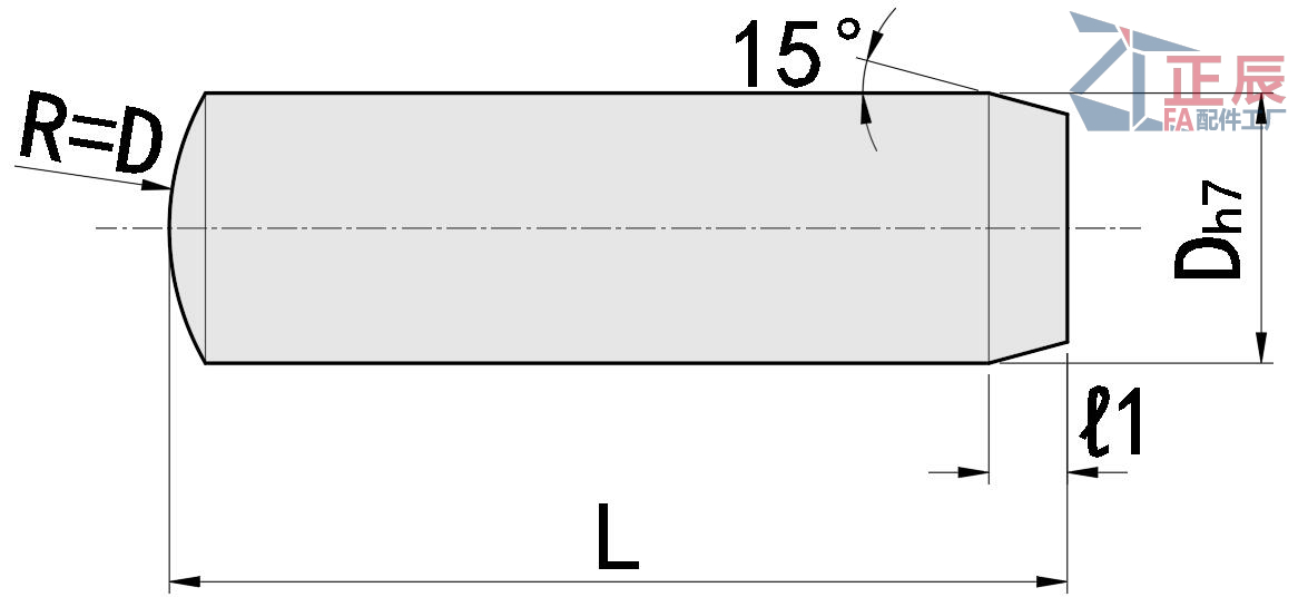 Dowel Pins Straight Tapped h7 Type MSSH 