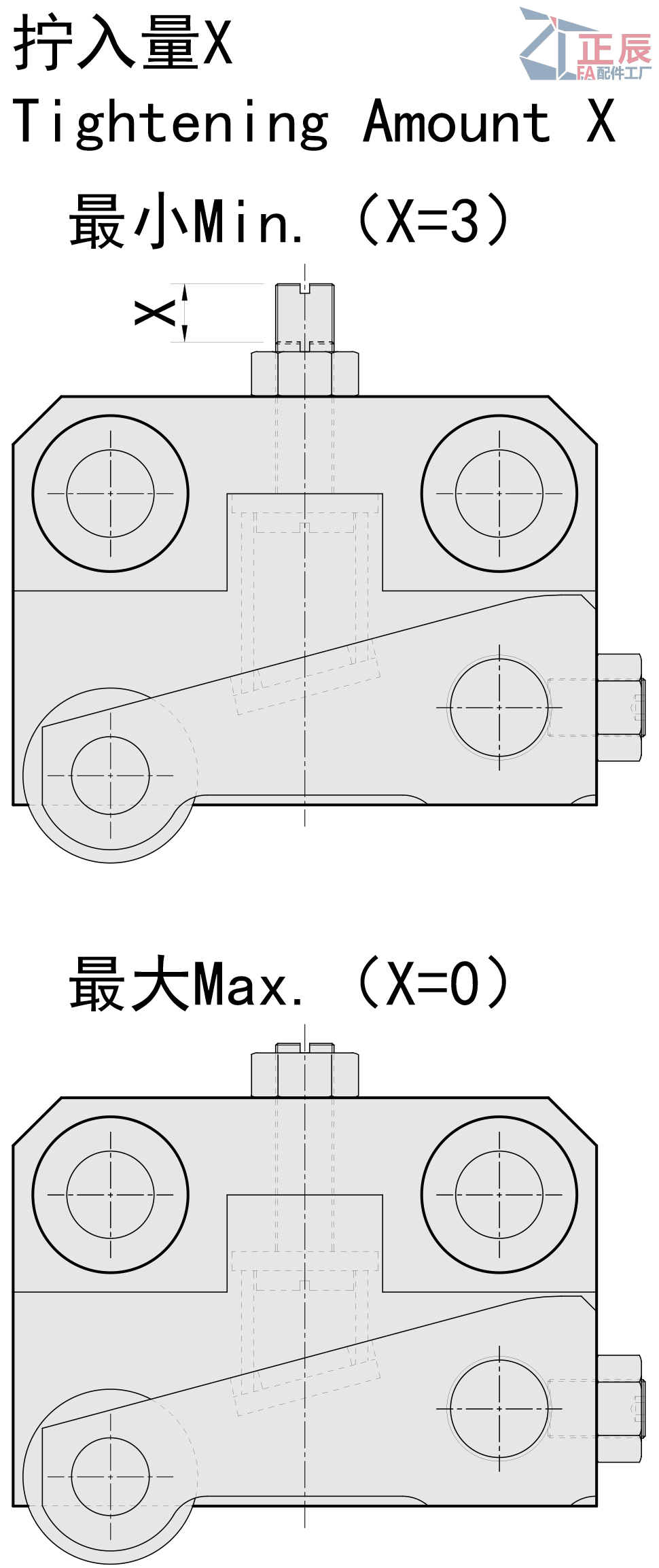 Compact Roller Plungers Load Adjusting CBPJ9