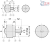 Ball Rollers Milled Screw Mounting Type BCBE