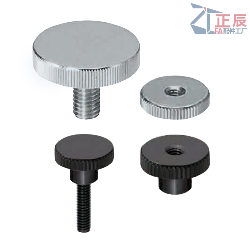 Small Diameter Knurled Knobs NOBC 