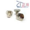 Nickel hardness Ball Buttons Tapped TBBT