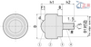 Ball Rollers - Milled Screw Mounting Type with Waste Discharge Hole/Slit BCS