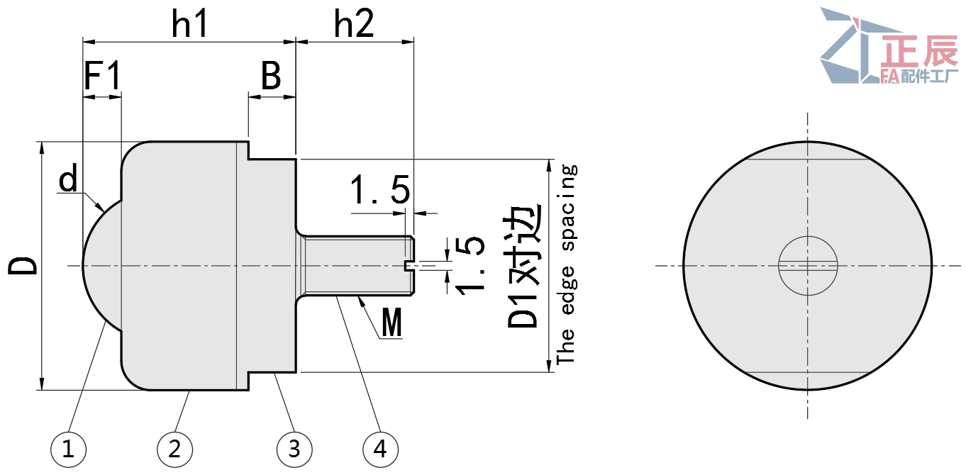 Ball Rollers Milled Screw Mounting Type BCBE