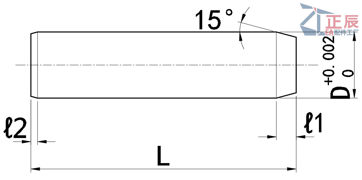 High Precision Dowel Pin Oversized +0.002/0 mm Diameter Tolerance MSV