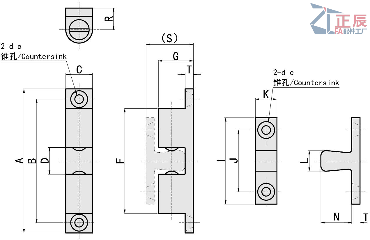 stainless steel double door Ball Catches BCAS50 /70