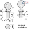 Stainless Steel Indexing Plungers Non Lock-Out with Pull Ring Wire Loop GN 717 Series PBUL