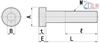 Low Profile Hex Socket Cap Screw M2 M12 CBS CBSST