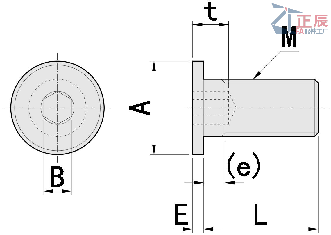 Ultra Low Head Hexagon Socket Head Cap Screws CBSS CBSTS