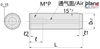 Tapped Dowel Pin Oversized m6 Diameter Tolerance MSTM MSTH